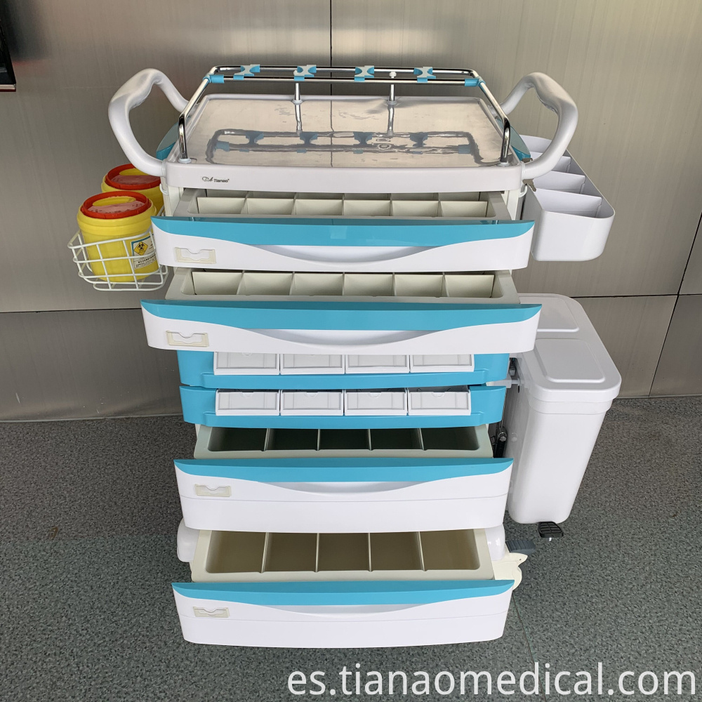Carro de medicina conveniente del hospital Hospital Convenient Medicine Trolley